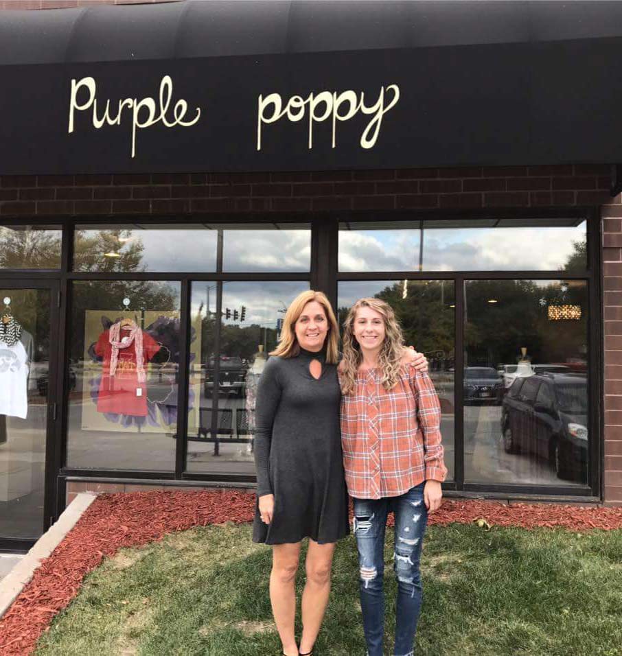 About Purple Poppy Johnston Gift Clothing Store in Johnston IA